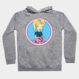 Cute Girl Cartoon Hoodie